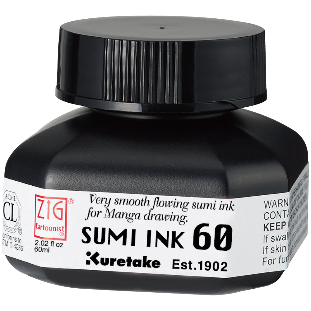 Kuretake ZIG Cartoonist Black SUMI INK