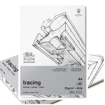 A4 Winsor & Newton Tracing Paper Pad – 70gsm, 40 Sheets