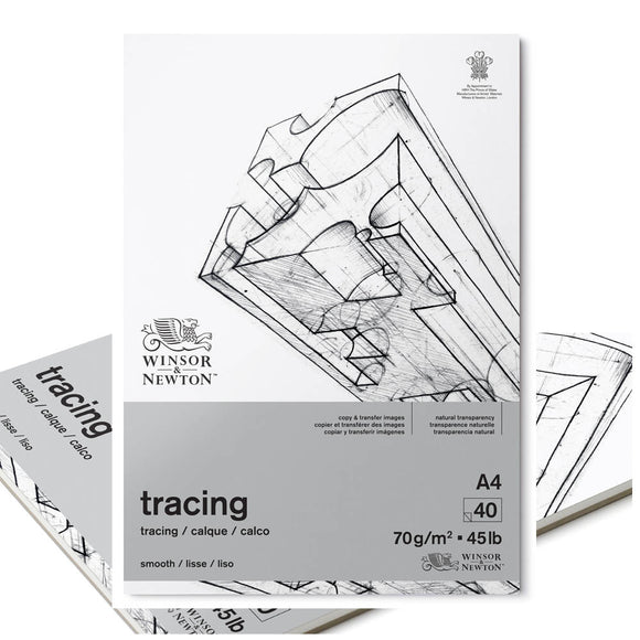 A4 Winsor & Newton Tracing Paper Pad – 70gsm, 40 Sheets