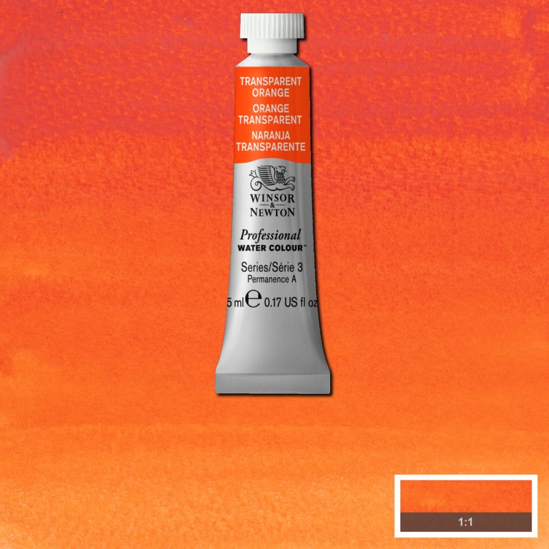 Winsor and Newton Professional Watercolour Paint - Transparent Orange