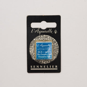 Sennelier L'Aquarelle Watercolour Paint Half Pan - Ultramarine Light