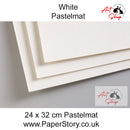 Pastelmat Clairefontaine Pastel Paper 24 x 32 cm x 5 sheets white