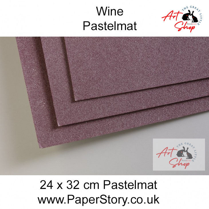Pastelmat Paper 360gsm 50x70cm Wine - Artworx