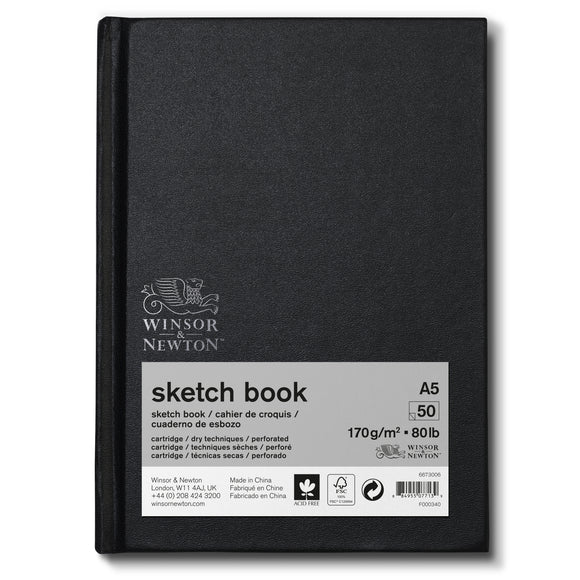 Winsor & Newton Hardbound Sketch Book 170gsm A5