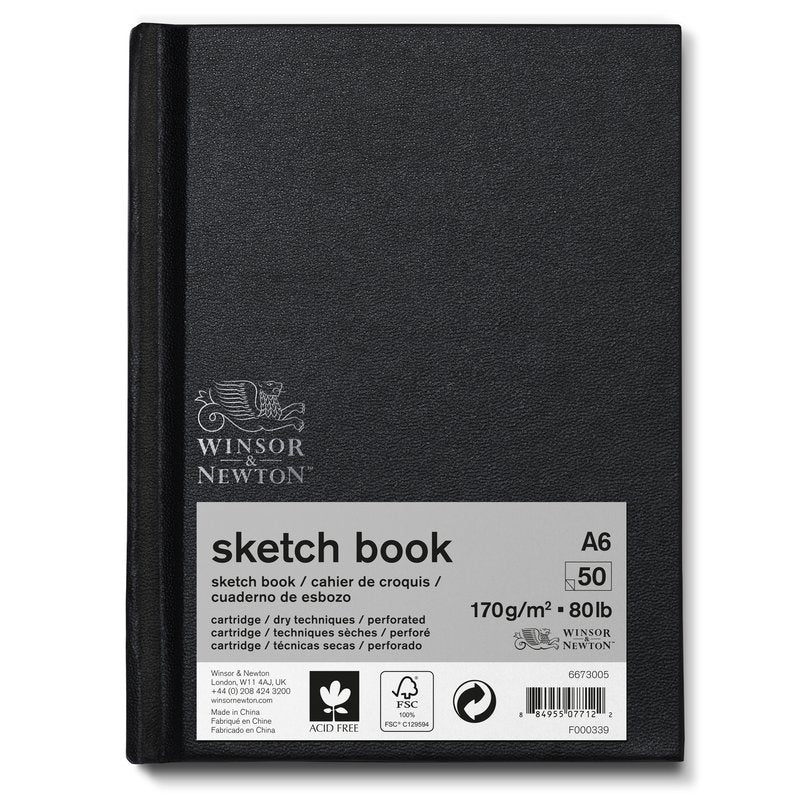 Winsor & Newton Hardbound Sketch Book 170gsm A6