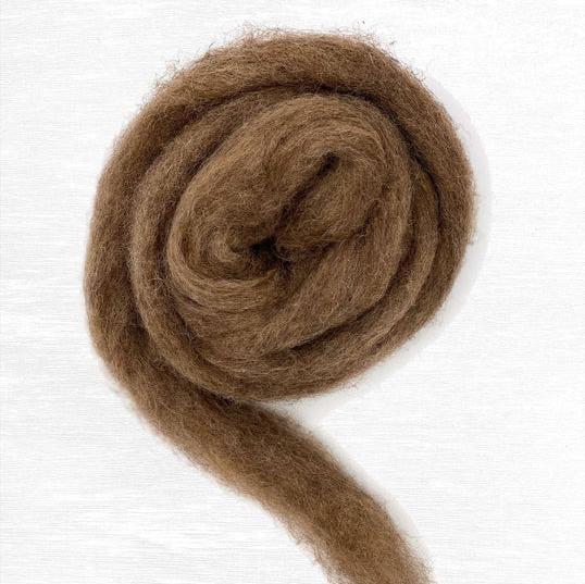 Carded Corriedale Wool - Dear  50g e