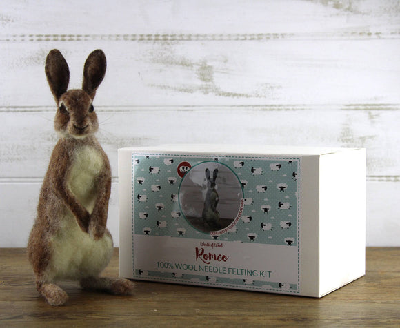 World of Wool Needle Felting Kit - Romeo Rabbit / Hare