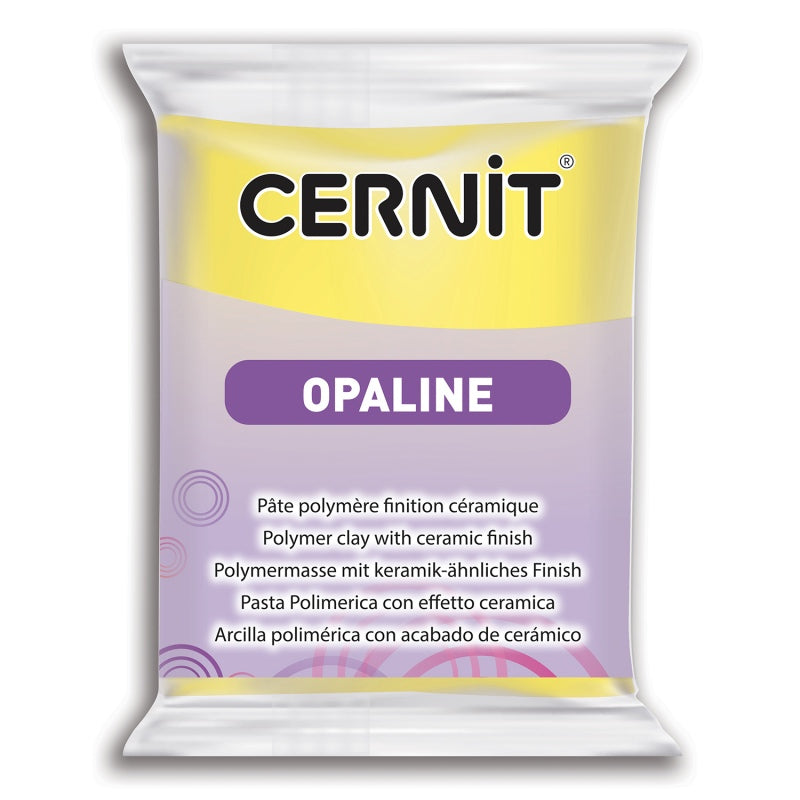 CERNIT Opaline Polymer Clay Colour 717 Primary Yellow 56g