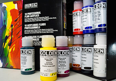 Golden FLUID Professional 30ml set of 10 paints
