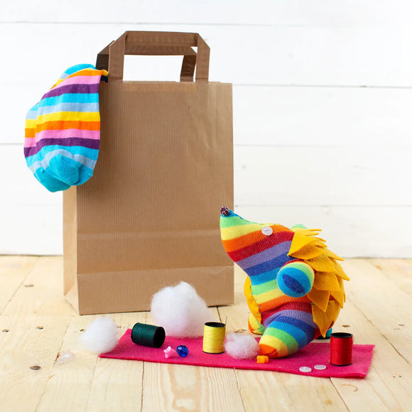 Sock Creatures Sock Hedgehog Craft Kit
