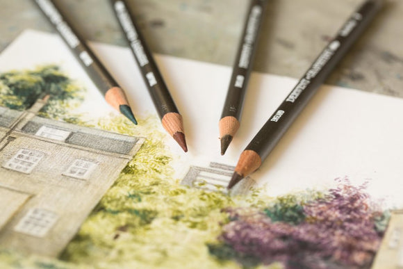 Derwent Graphitint Coloured Artist Pencils tin of 24