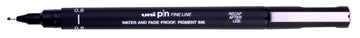 Uni Pin Fine Line Black Waterproof Drawing Pen 0.8mm