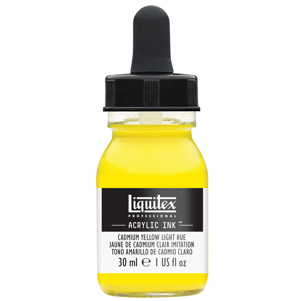 Liquitex Professional Acrylic Ink : Cadmium Yellow Light Hue