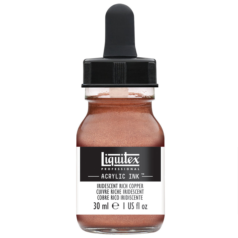 Liquitex Professional Acrylic Ink : Iridescent Rich Copper