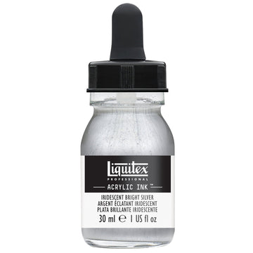 Liquitex Professional Acrylic Ink : Iridescent Bright Silver