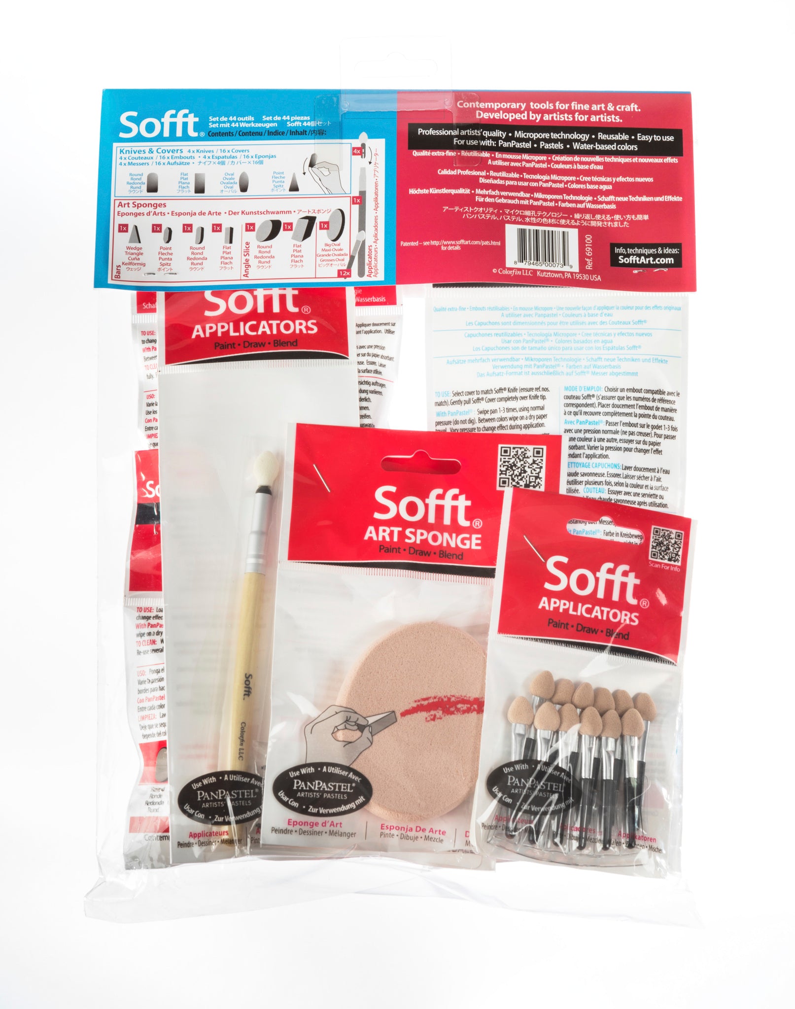 PanPastel Sofft tools Combination Set of 44 tools