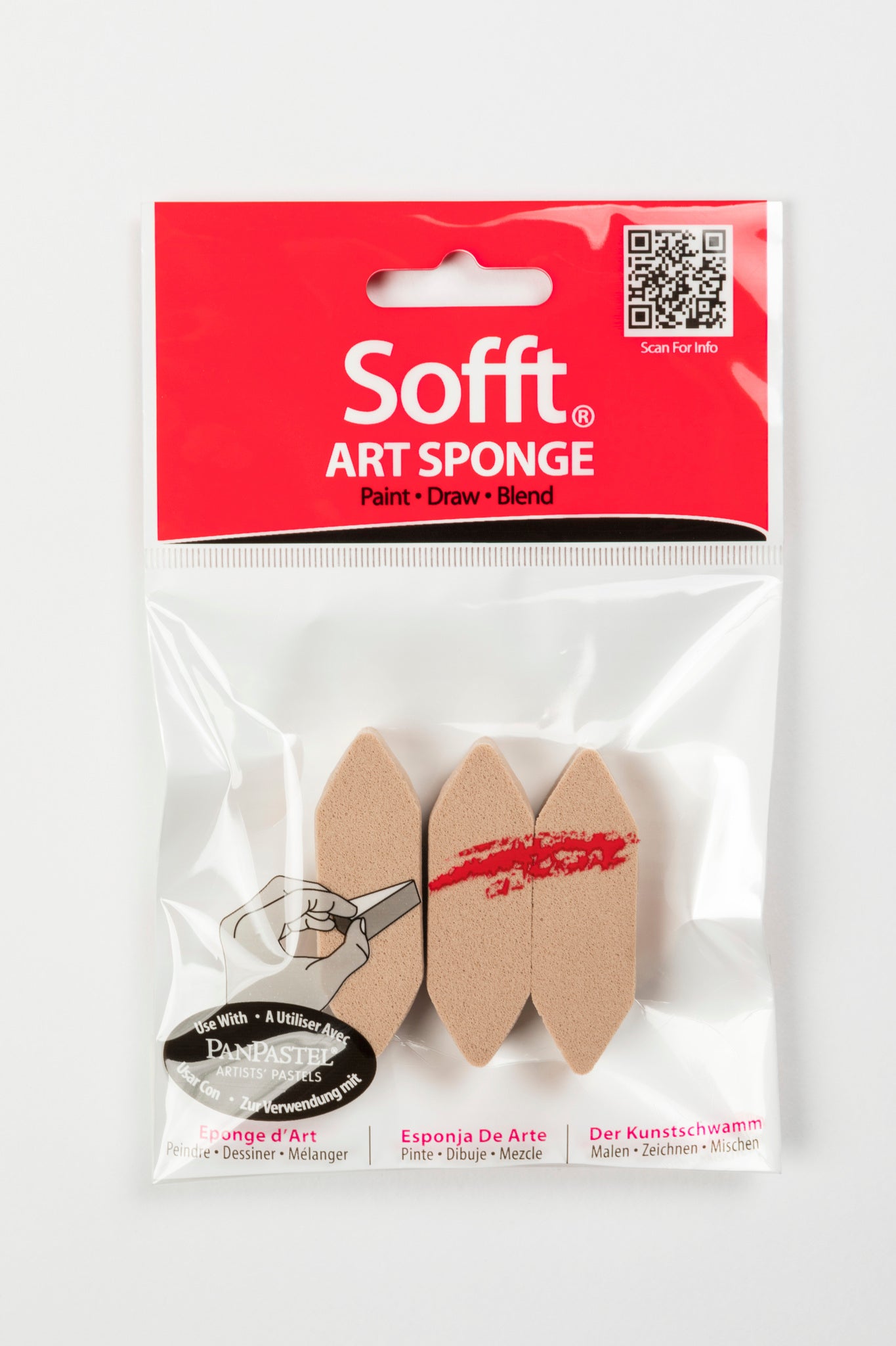 PanPastel Sofft tools Soft Sponge Bar - Point 61024 pack of 3