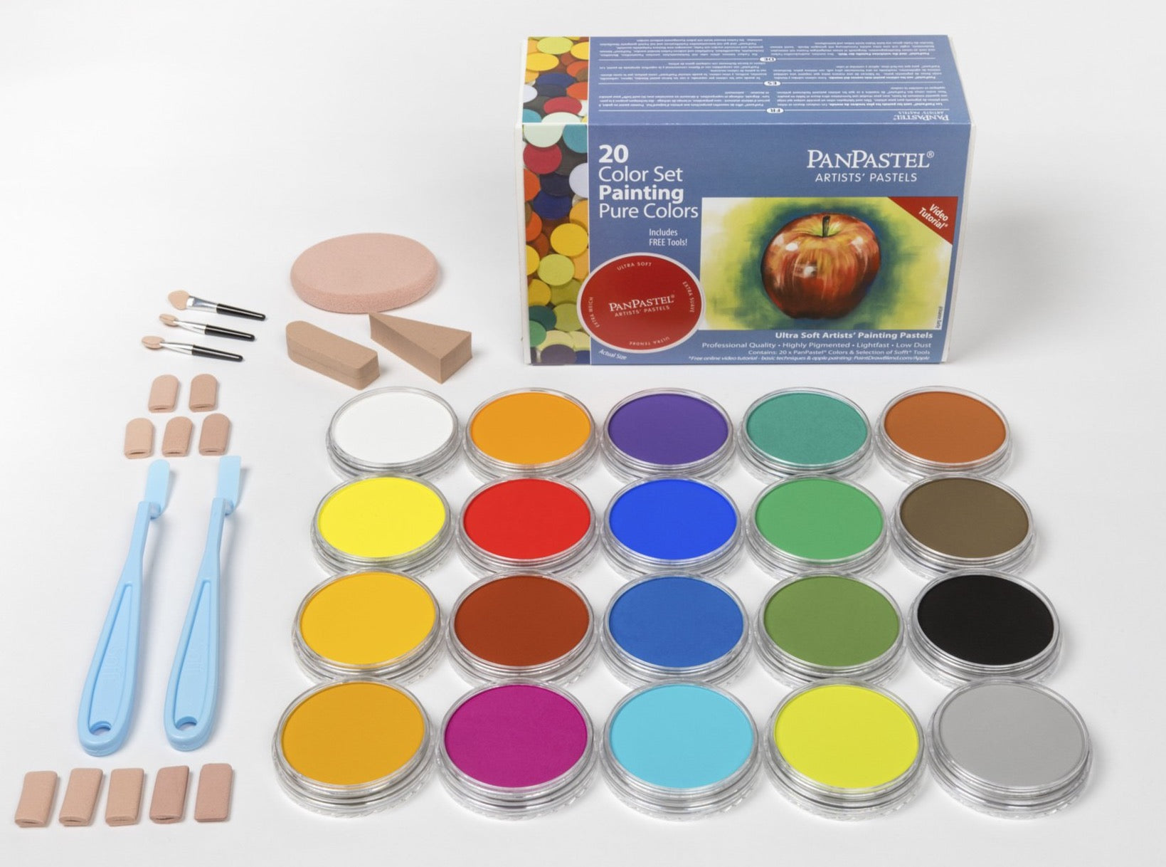 PanPastel 30201 set of 20 Pans Painting Pure Colours