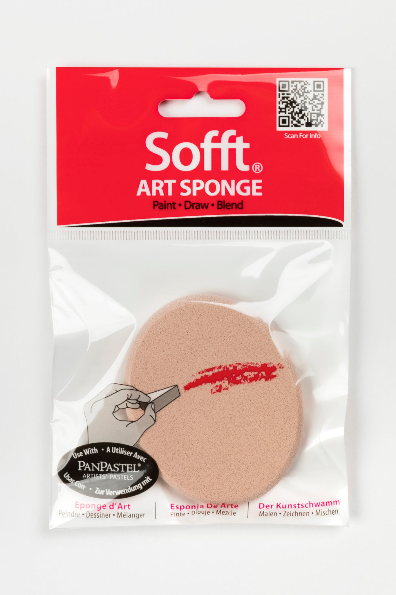 PanPastel Sofft tools Soft Sponge  - Big Oval Sponge 61041