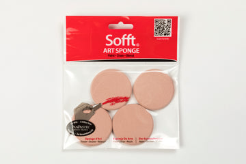 PanPastel Sofft tools Soft Sponge 61042 - Soft Round Sponge x 4