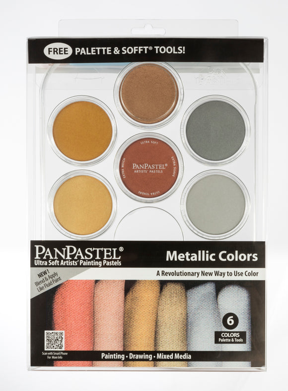 PanPastel 30077 Special effects Metallic colours set of 6
