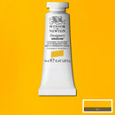Winsor & Newton Designers Gouache paint 14 mls Permanent Yellow Deep is a dark warm yellow colour. It is a semi-opaque permanent gouache.