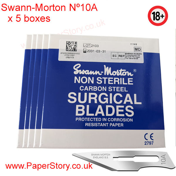 Swann Morton box of 100 craft blades Surgical Nº 10 A