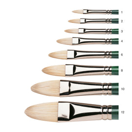 Winsor & Newton Filbert Hog Long Handle Oil Brush Nº10
