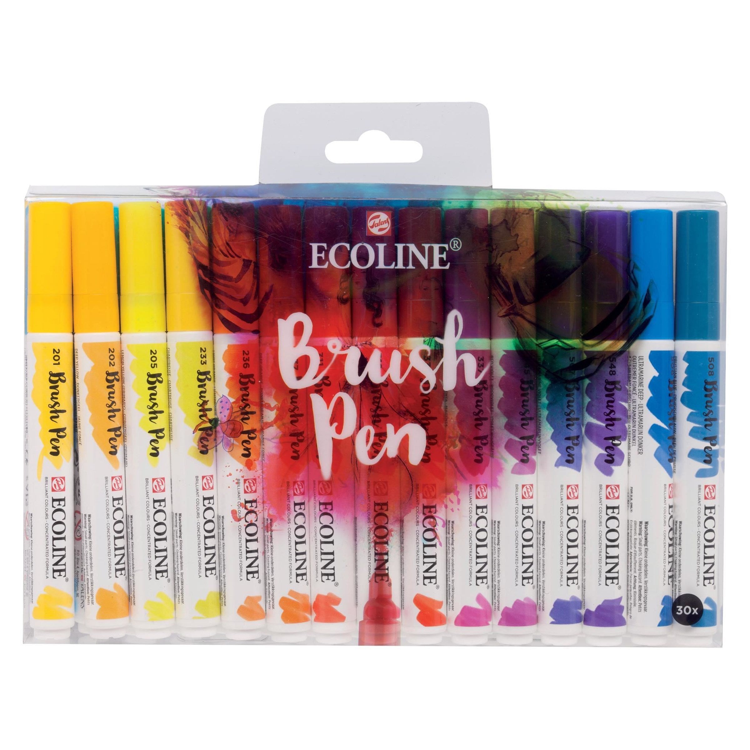 Ecocline Brush Pens set of 30