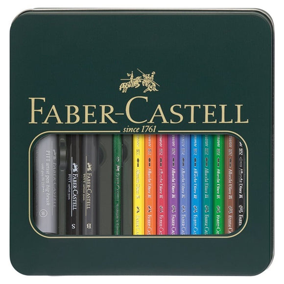 Faber Castell Mixed Media Set : Includes Albrecht Durer Pencils/Pitt Artist Pens