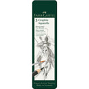 Faber Castell Graphite Aquarelle Water-soluble pencils TIn 5-1