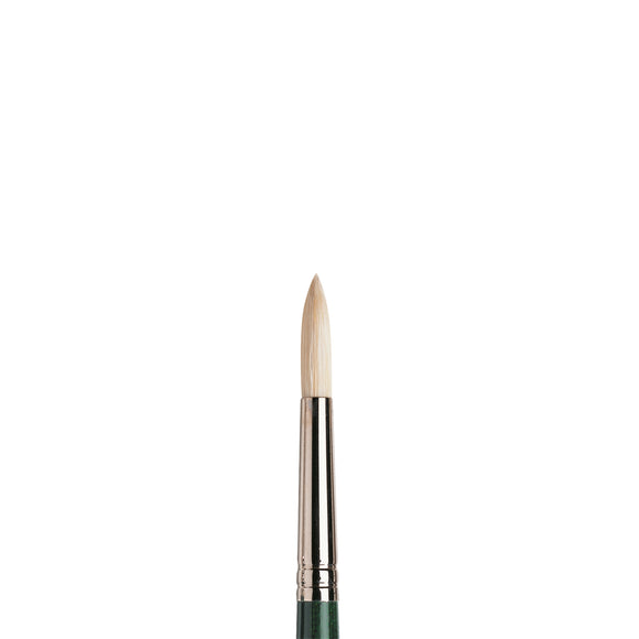 Winsor & Newton Round Hog Long Handle Oil Brush Nº 6