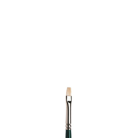 Winsor & Newton Short Flat/Bright Hog Long Handle Oil Brush Nº 1
