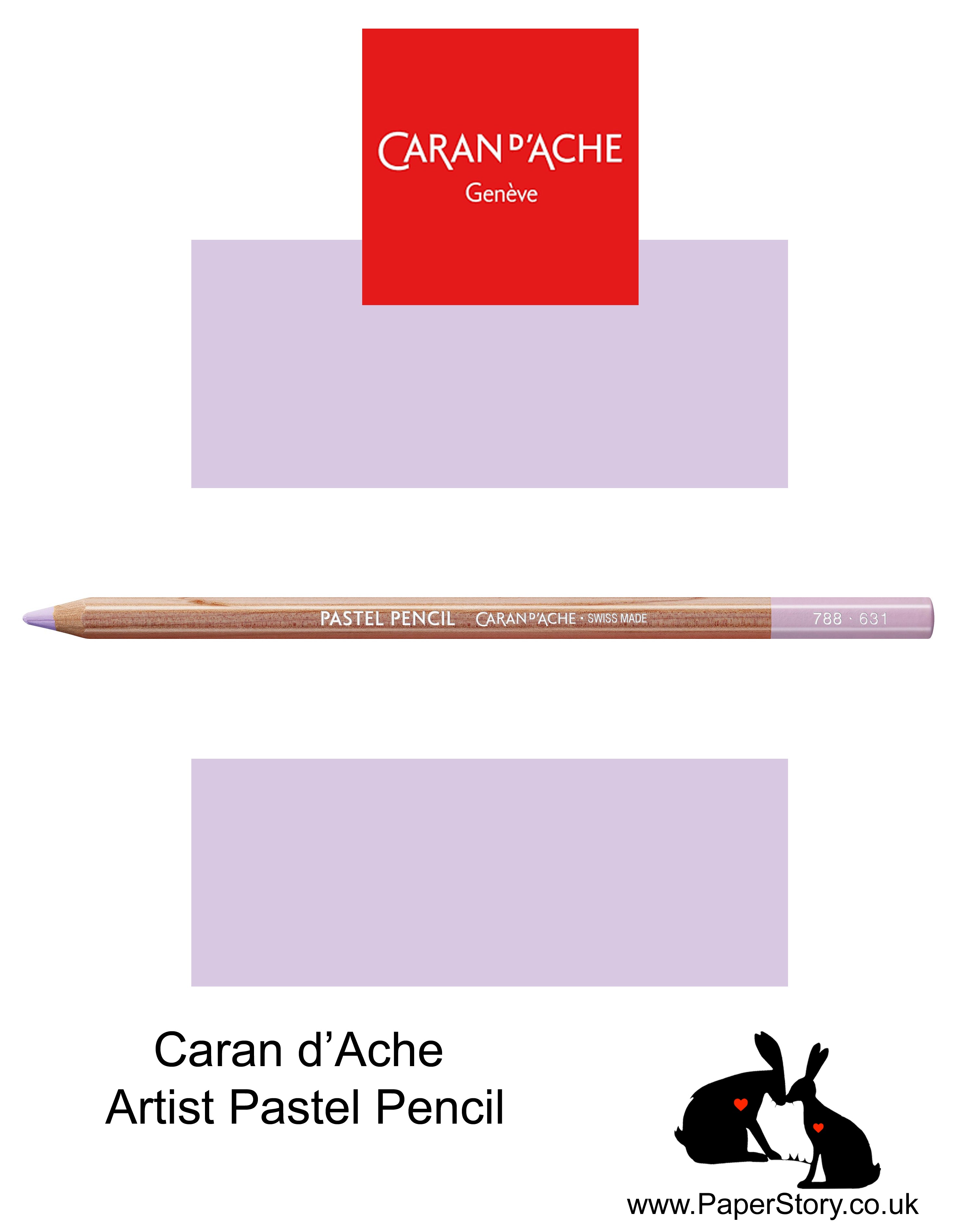 Caran d'Ache Pastel individual Artist Colour Pencils Light Ultramarine Violet 788-631