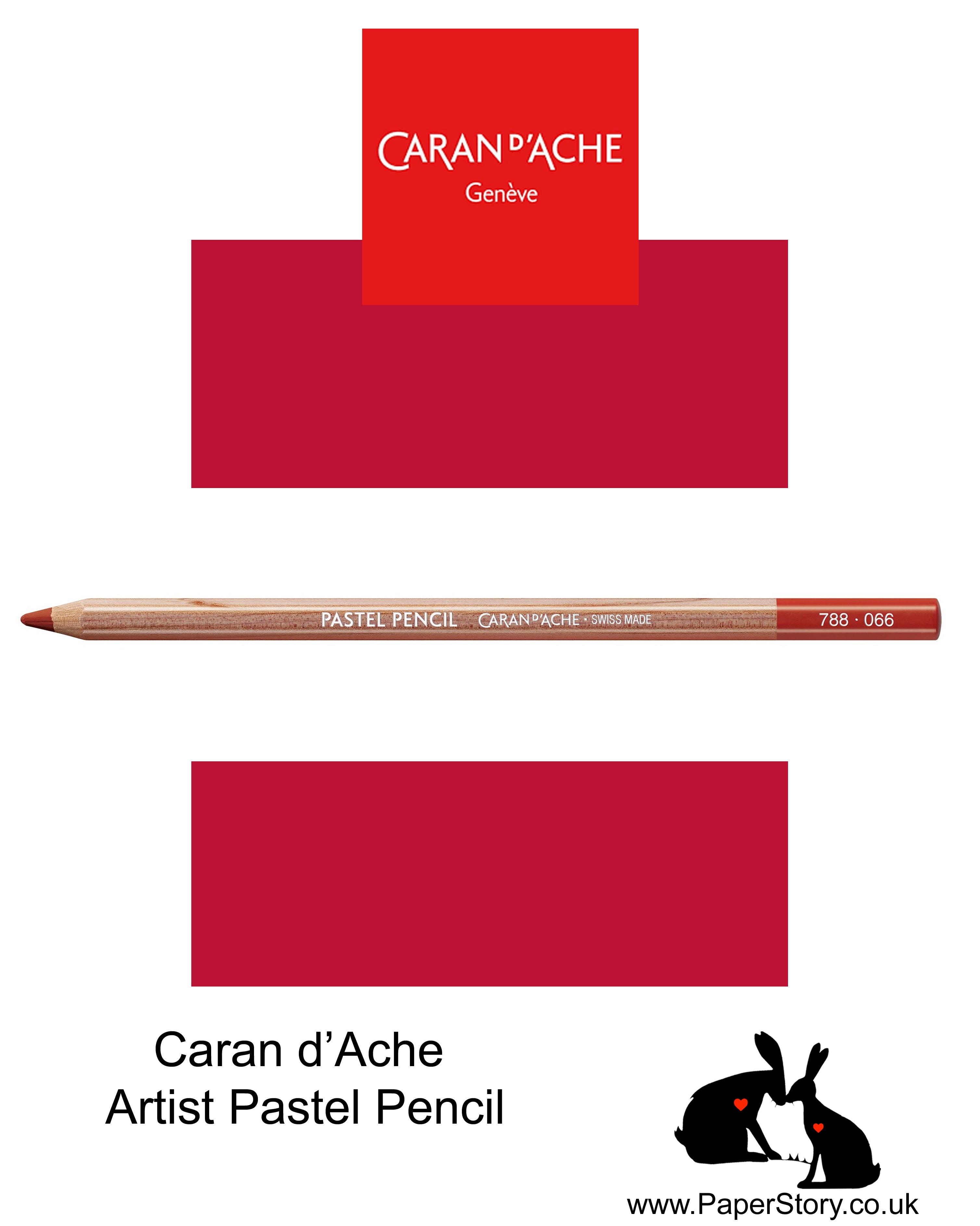 Caran d'Ache Pastel individual Artist Colour Pencils Carmine Lake 788-080