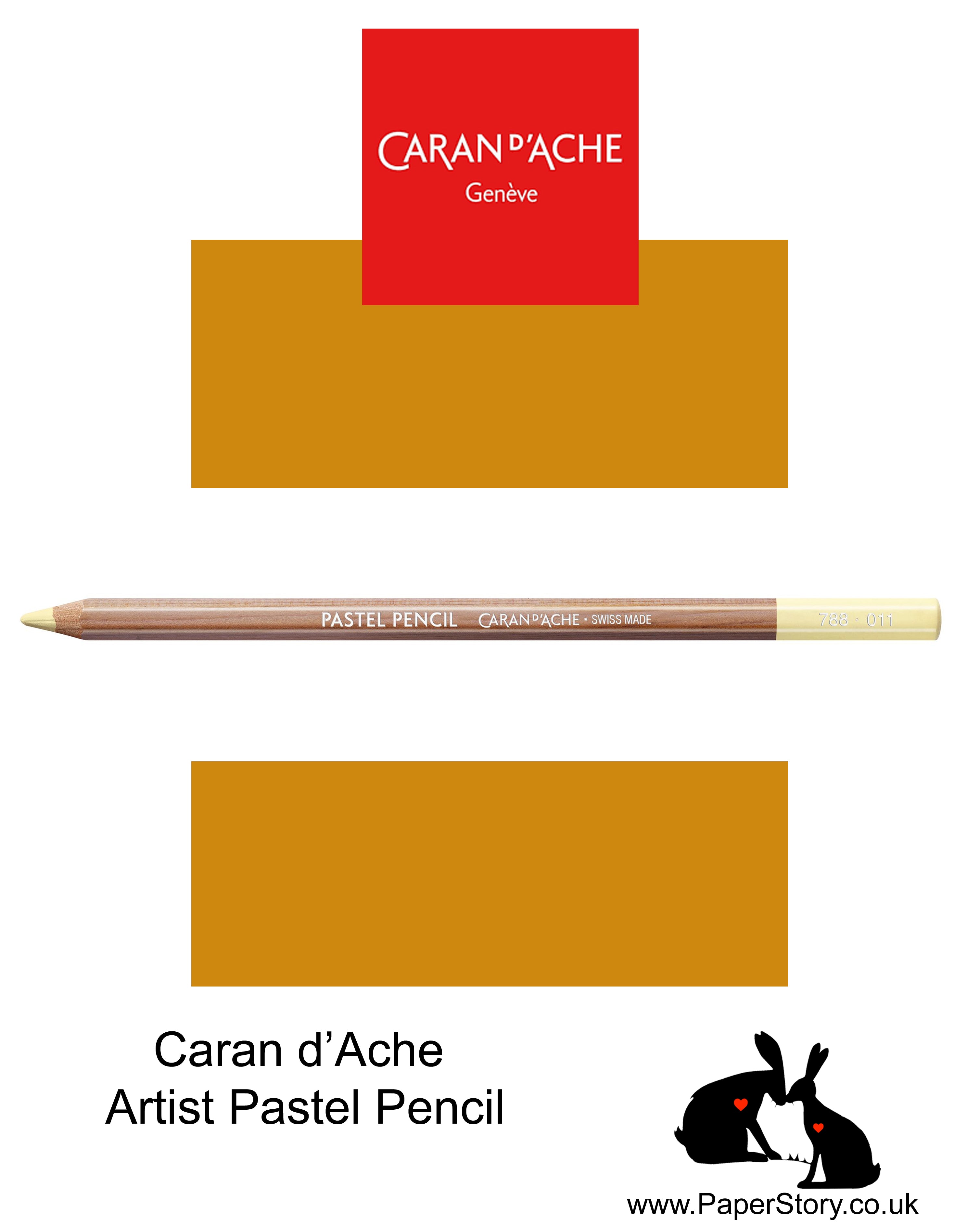 Caran d'Ache Pastel individual Artist Colour Pencils Ochre 788-035