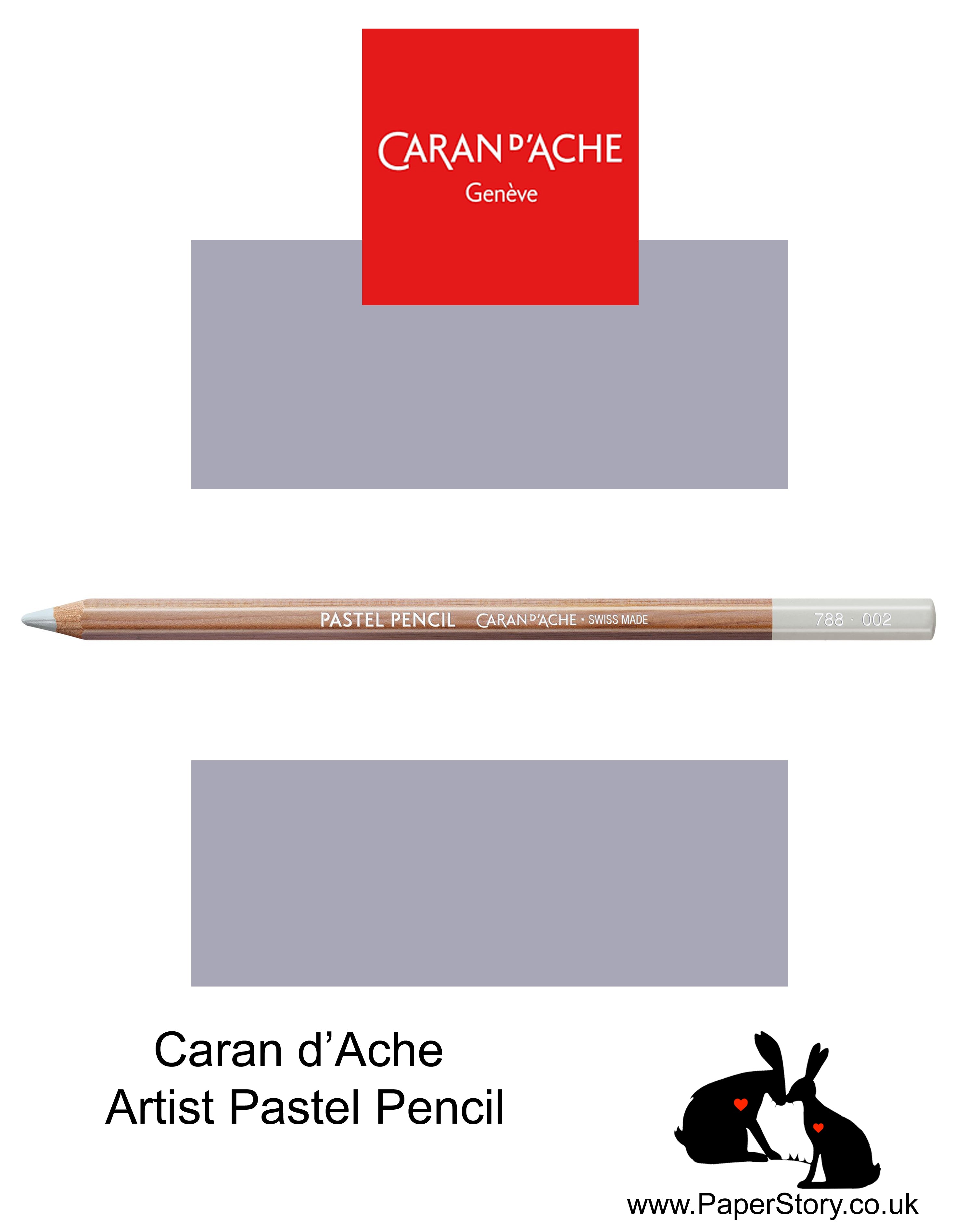 Caran d'Ache Pastel individual Artist Colour Pencils Steel Grey 788-004