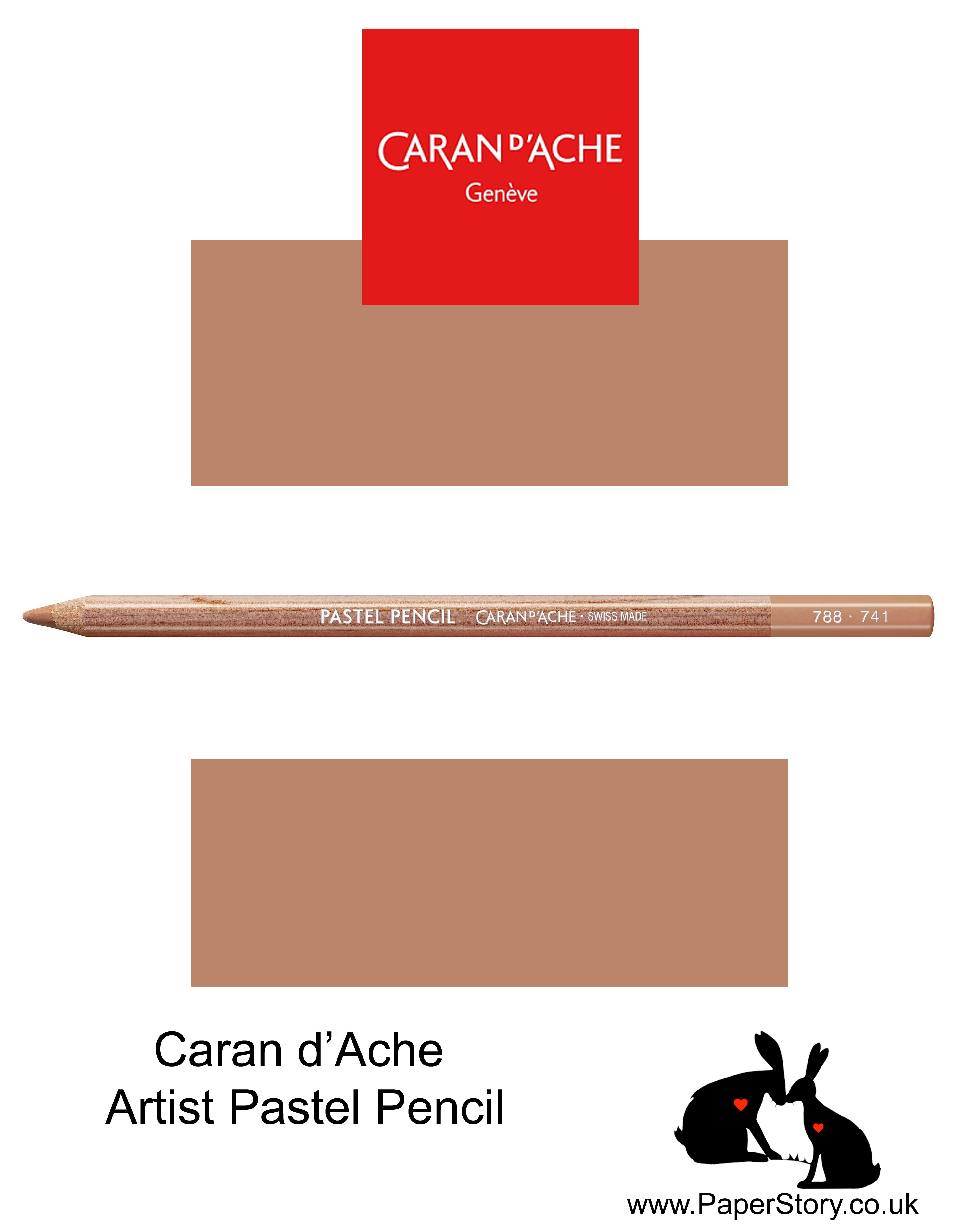 Caran d'Ache Pastel individual Artist Colour Pencils Dark Flesh 5% 788-741