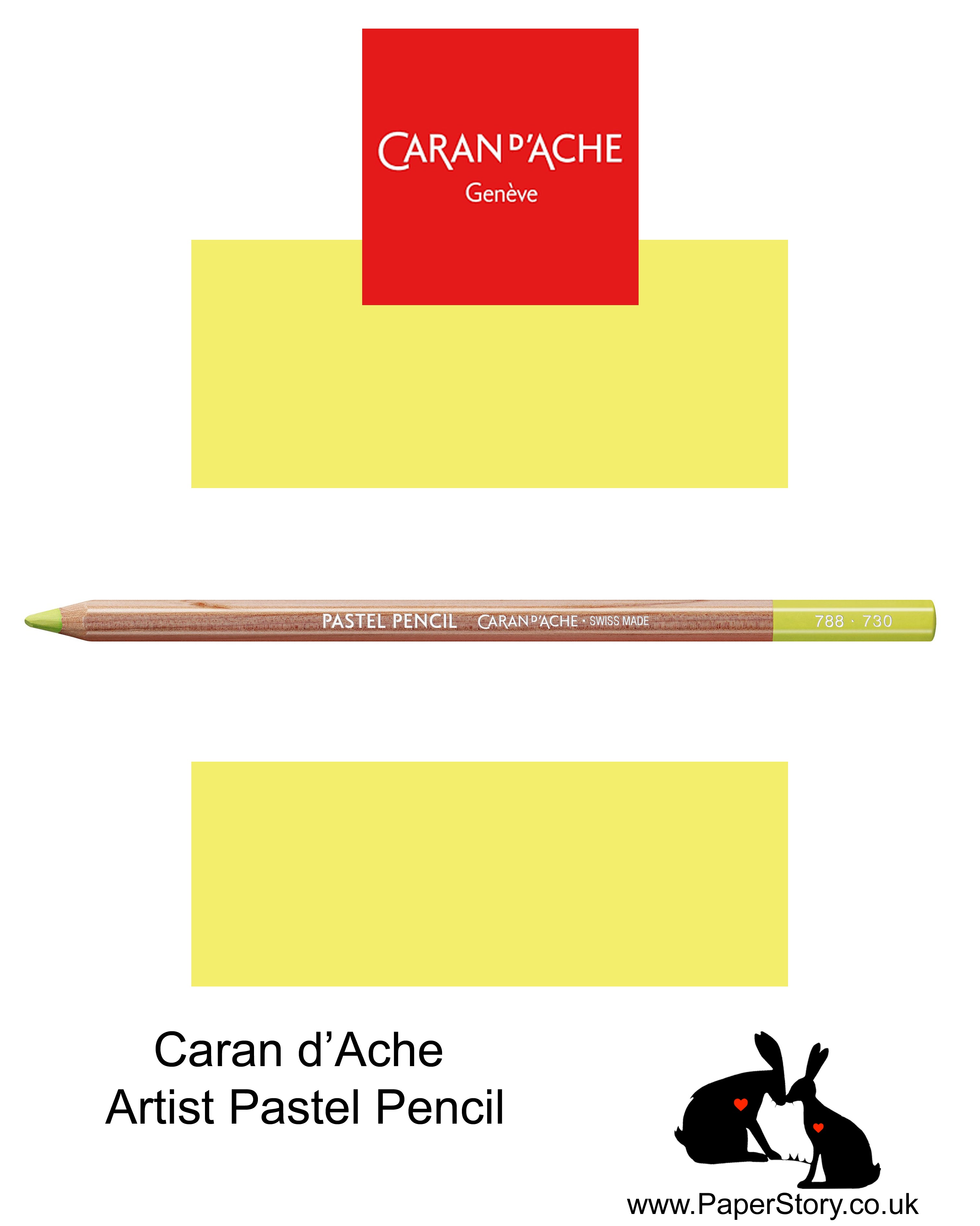 Caran d'Ache Pastel individual Artist Colour Pencils Lemon Yellow  788-240