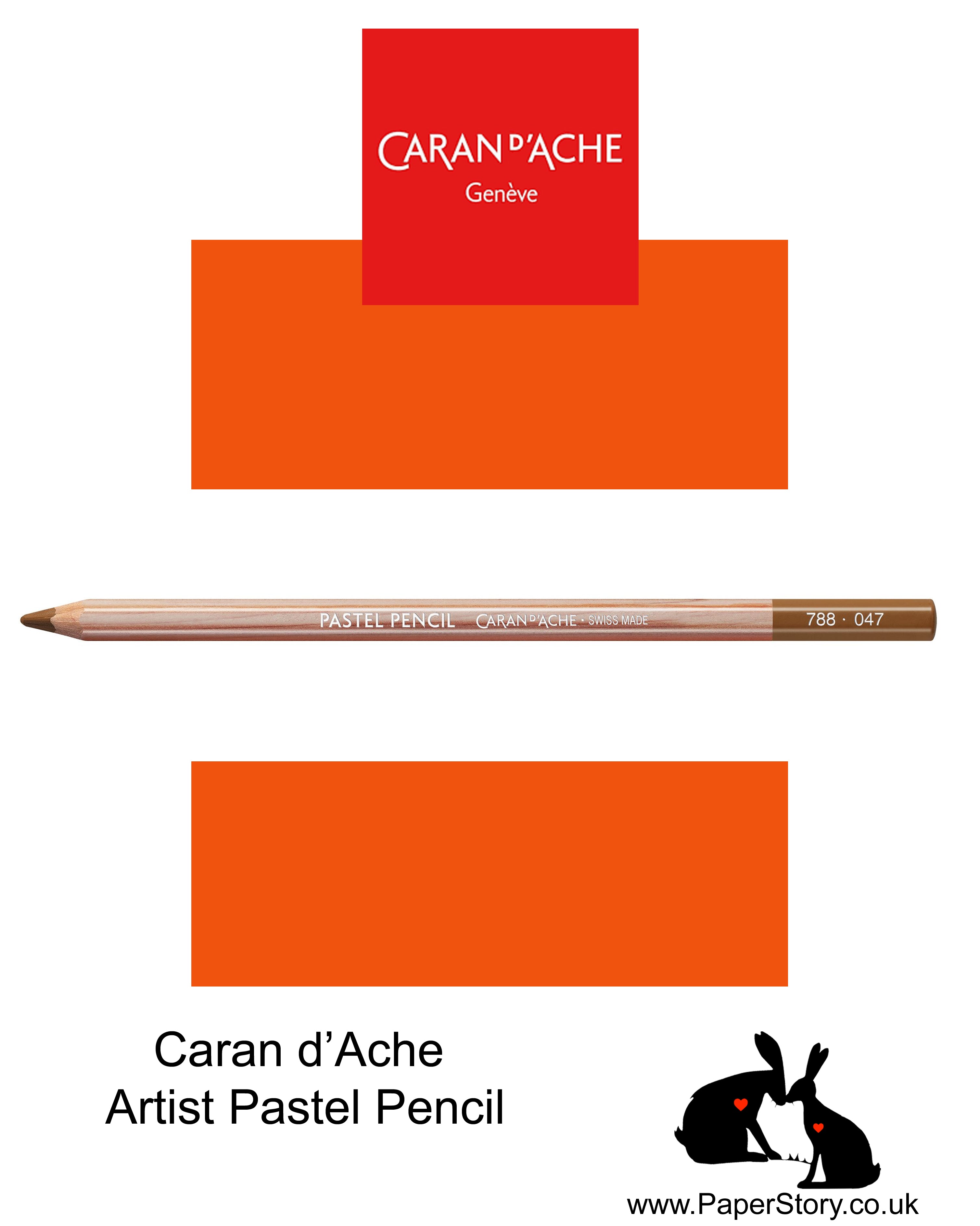 Caran d'Ache Pastel Pencil Flame Red 0788-050