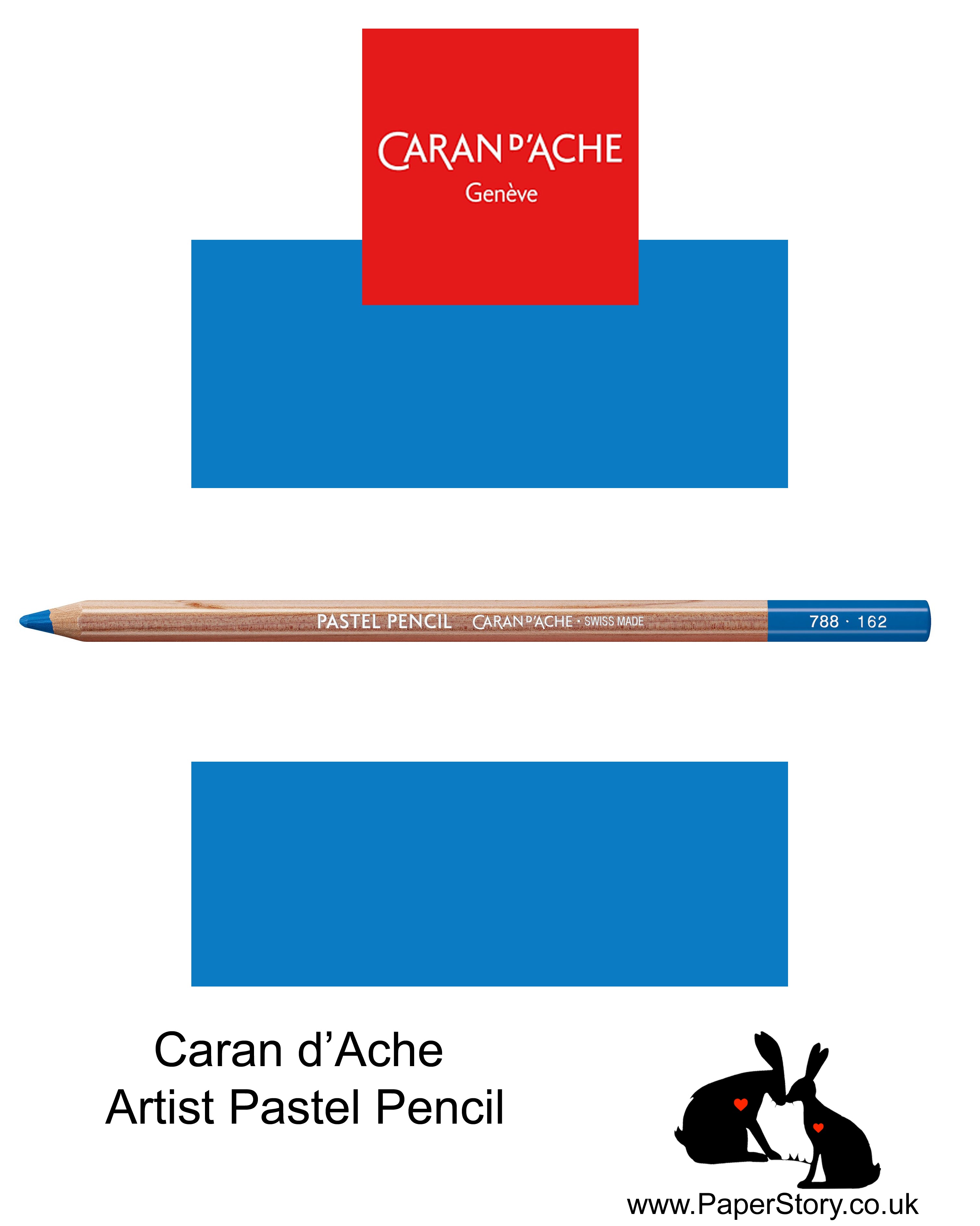 Caran d'Ache Pastel individual Artist Colour Pencils Phthalocyanine Blue 788-162