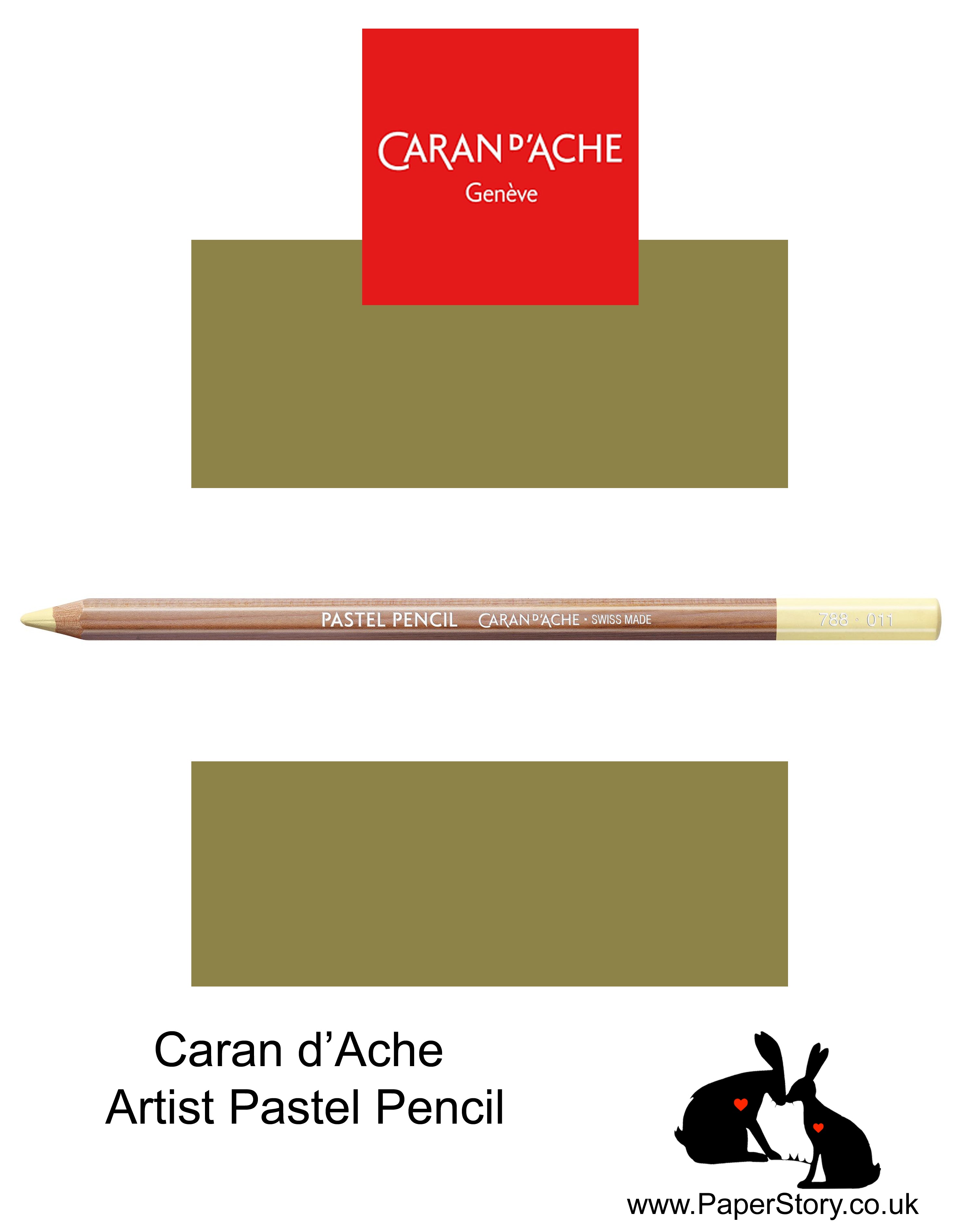 Caran d'Ache Pastel individual Artist Colour Pencils Light Reseda 788-017