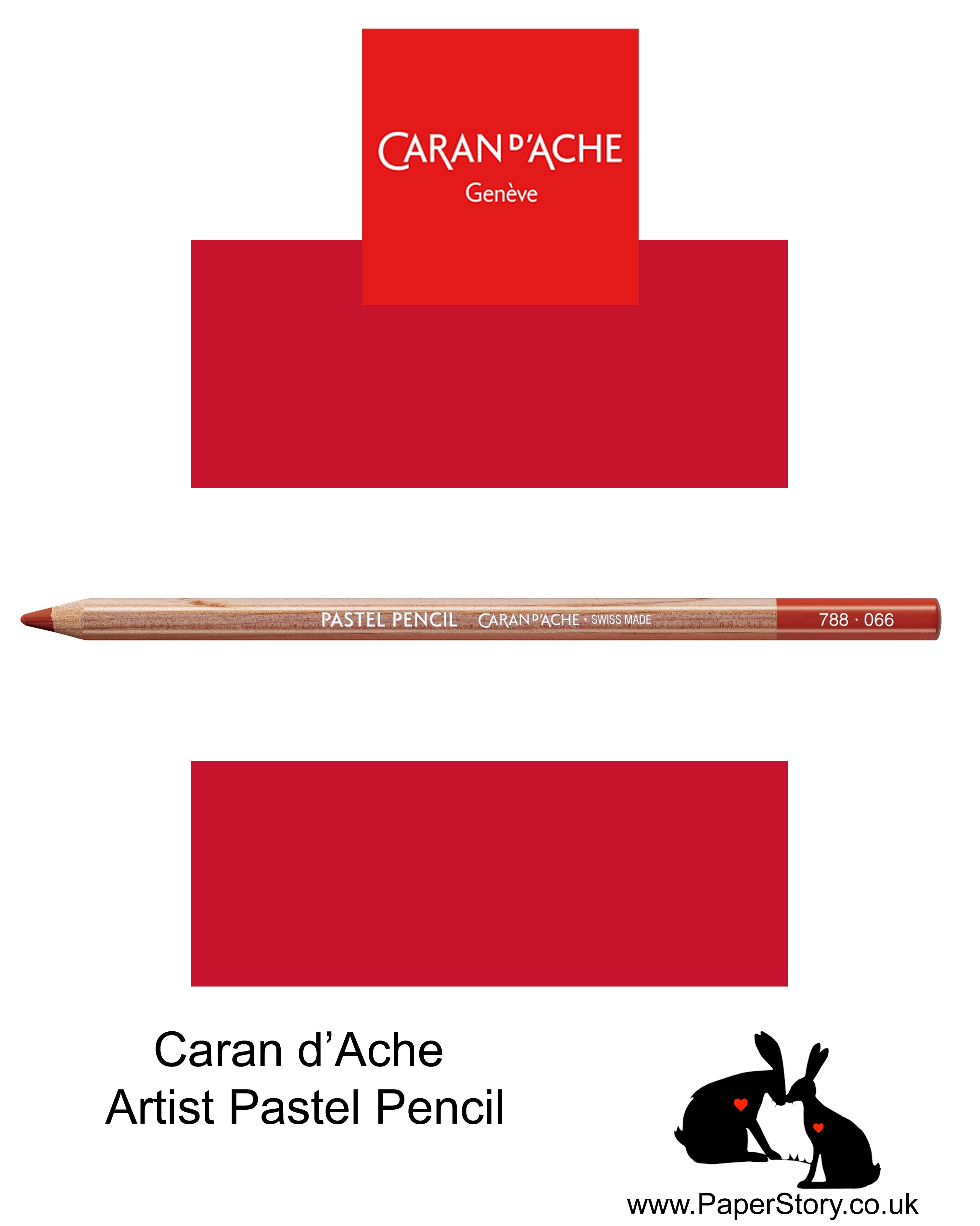 Caran d'Ache Pastel individual Artist Colour Pencils Scarlet 788-070