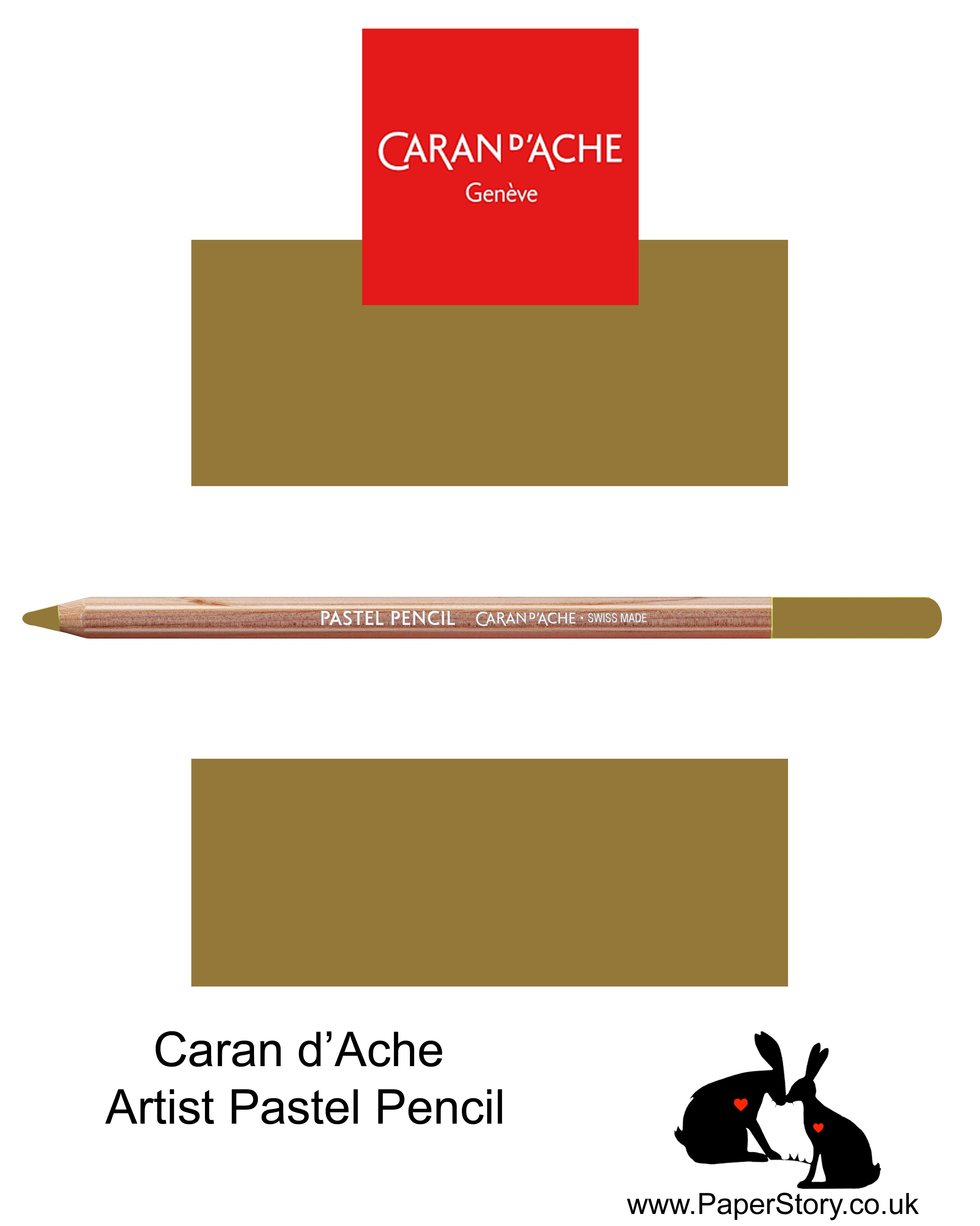 Caran d'Ache Pastel individual Artist Colour Pencils Olive Brown 788-039