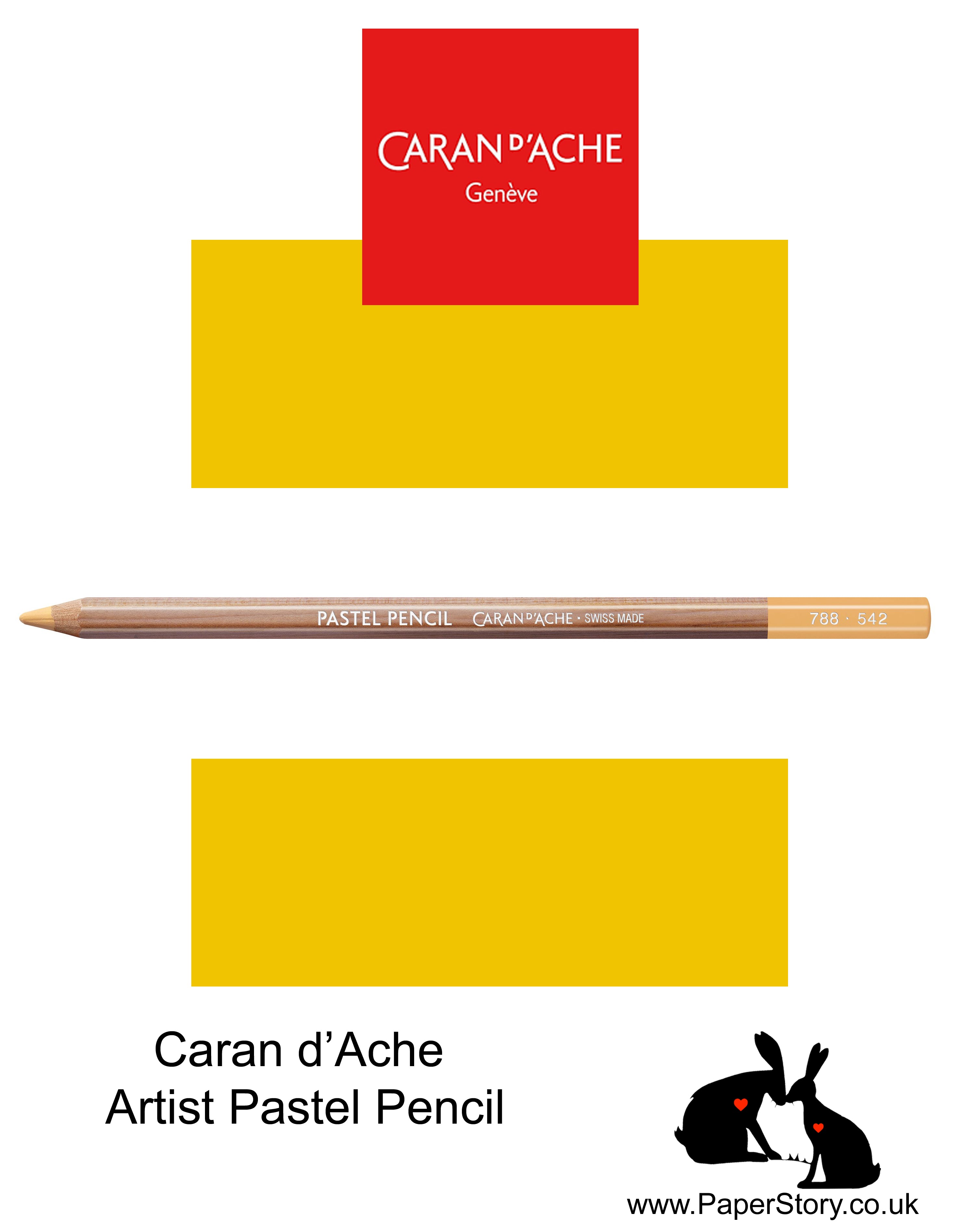 Caran d'Ache Pastel individual Artist Colour Pencils Gold Cadmium Yellow 788-530
