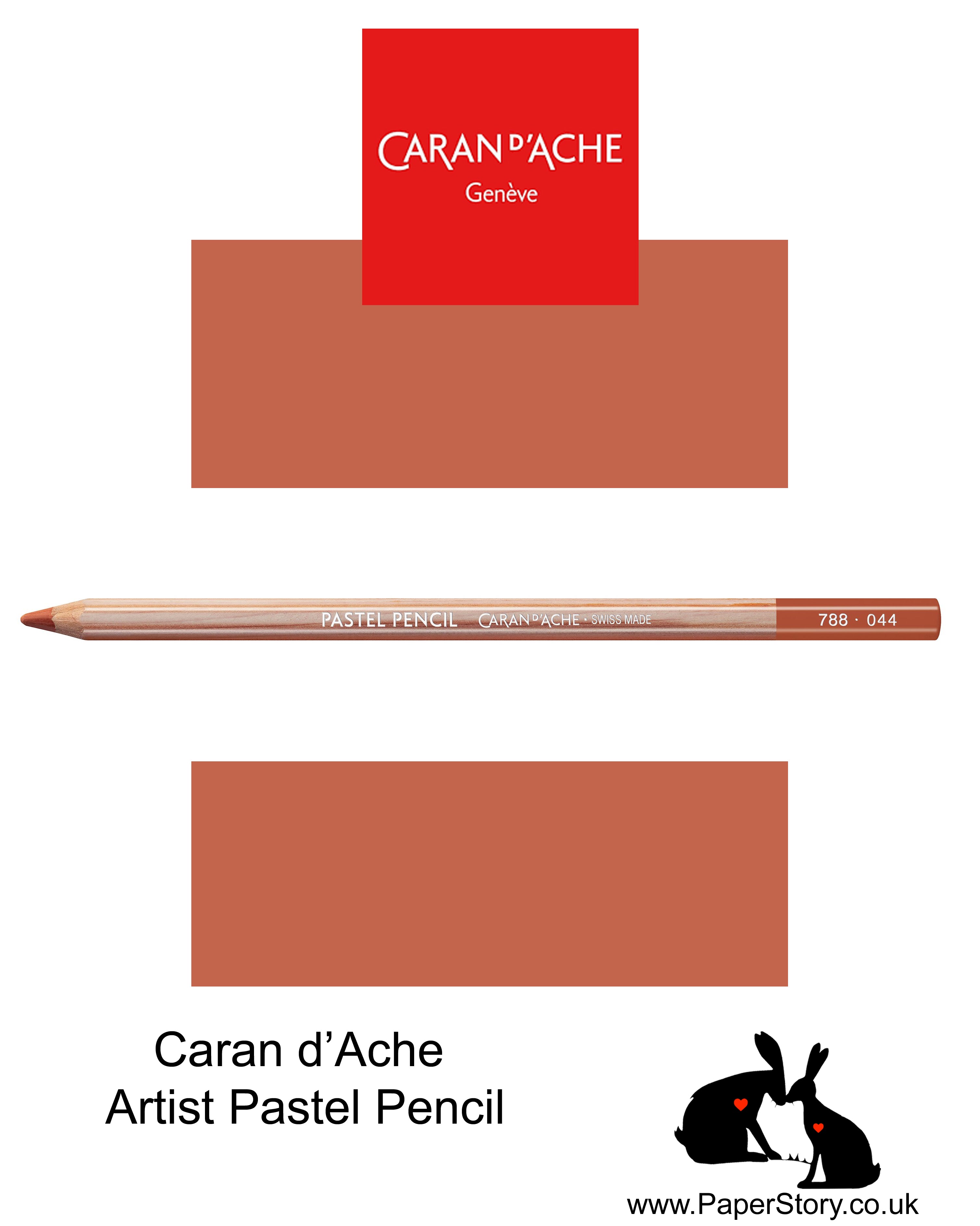 Caran d'Ache Pastel individual Artist Colour Pencils Terracotta 788-044