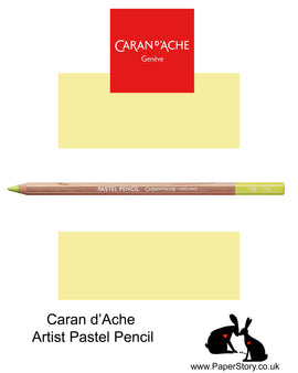 Caran d'Ache Pastel individual Artist Colour Pencils Light Lemon Yellow  788-241