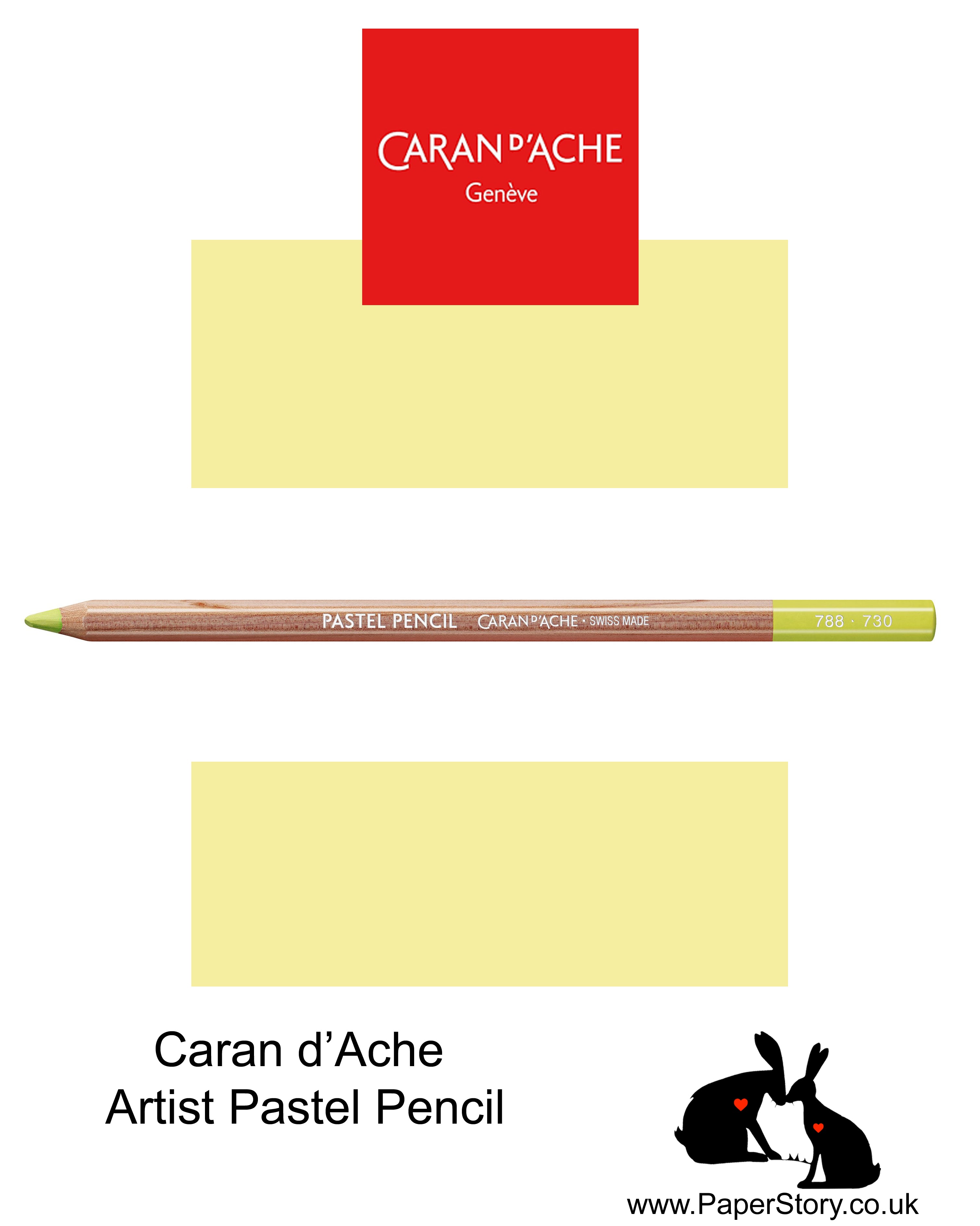 Caran d'Ache Pastel individual Artist Colour Pencils Light Lemon Yellow  788-241