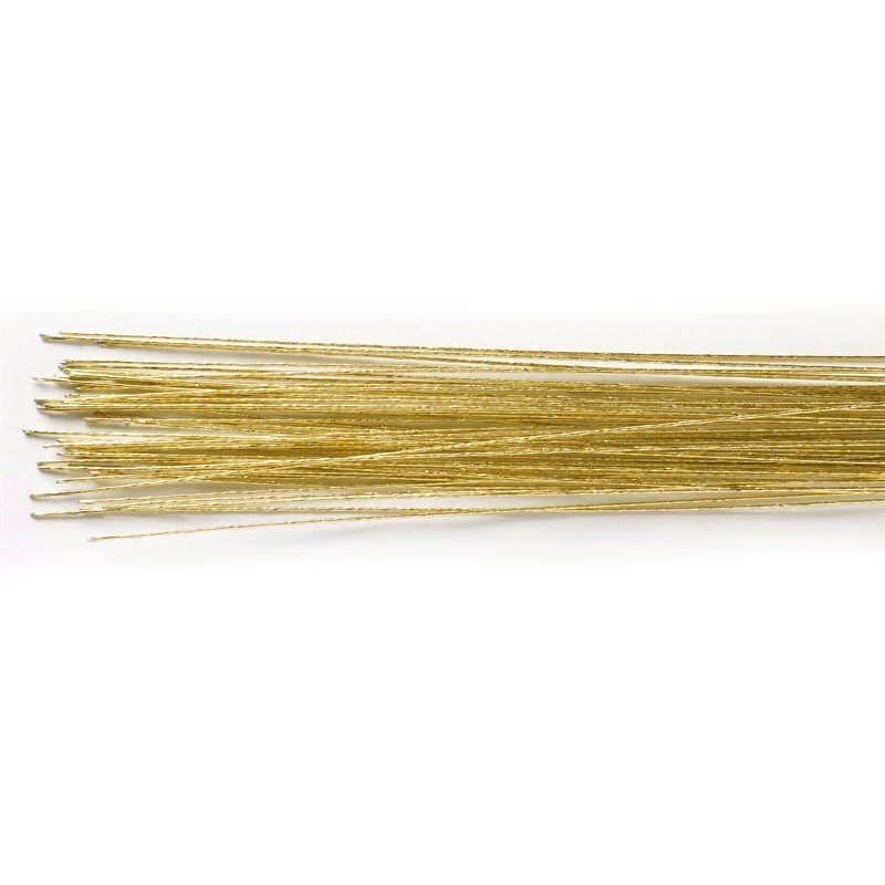 Metallic Paper Coated wire for modelling and armatures 24 gauge AWG x 50 - 0
