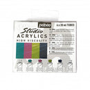Pebeo Dyna Acrylic Iridescent Paint Set of 6 x 20ml